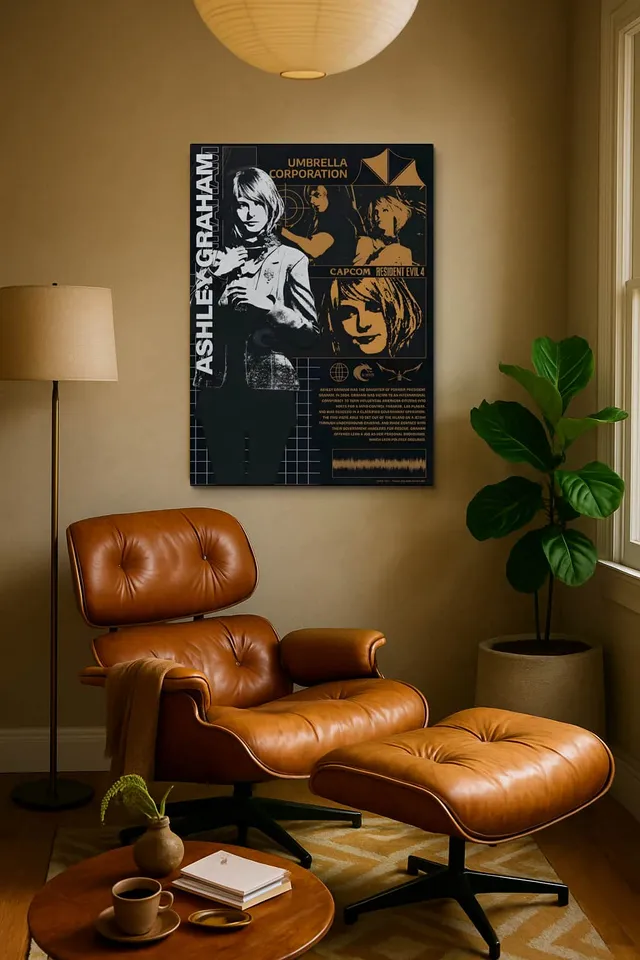 Living Room Calisma Midcentury Eames Corner