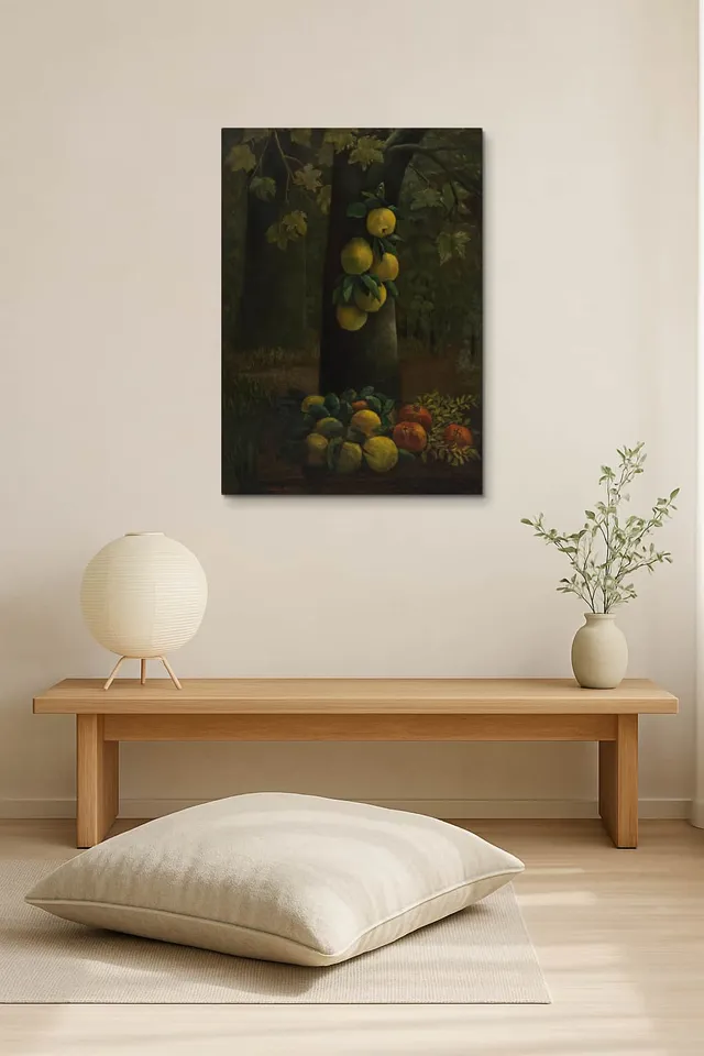 Living Room Salon Japandi Bright Corner