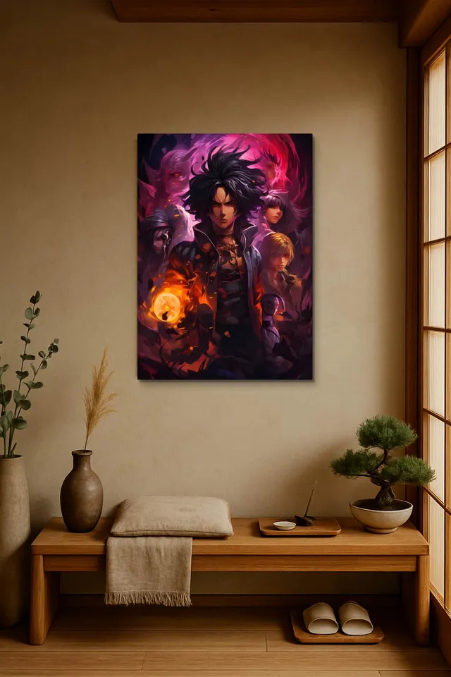 Living Room Japandi Shoji Screen