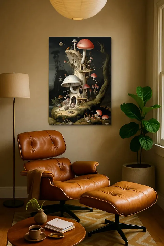 Living Room Calisma Midcentury Eames Corner