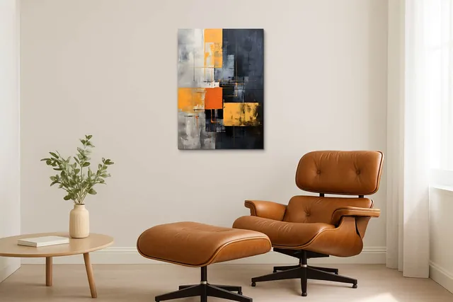 Living Modern Caramel Eames Solo Ls