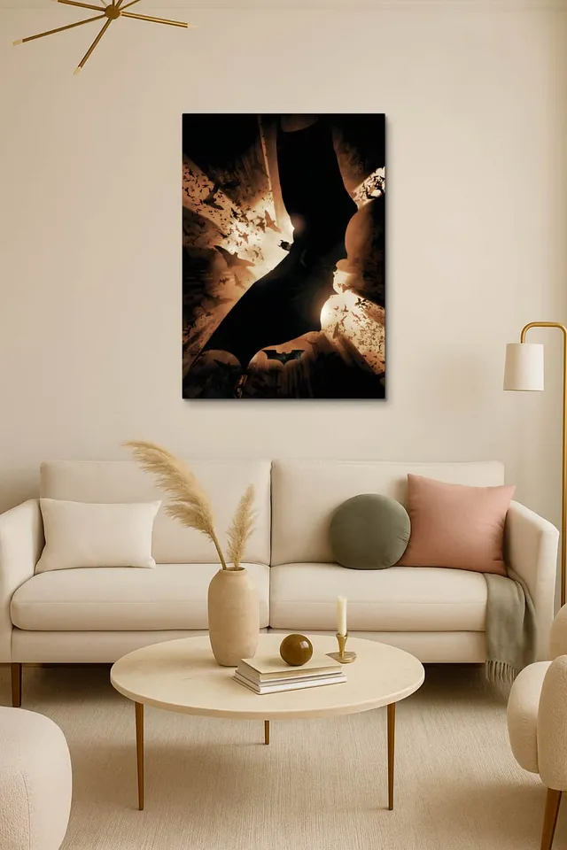 Living Room Salon Decor Cream Armchair Pair