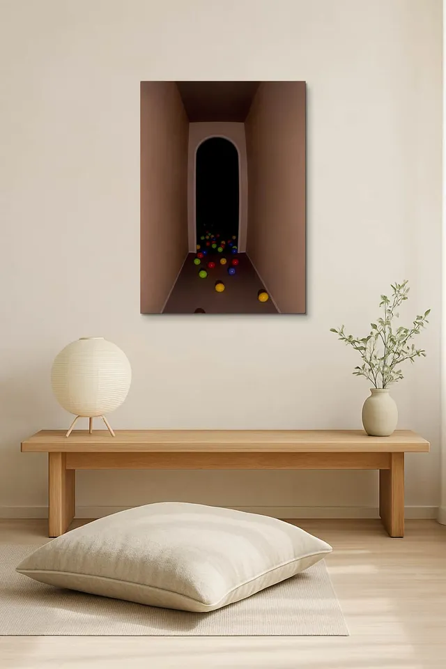 Living Room Salon Japandi Bright Corner