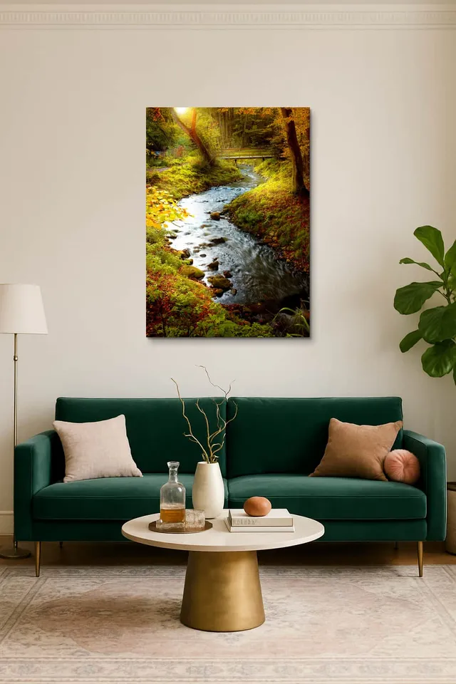 Living Room Salon Decor Emerald Velvet Sofa