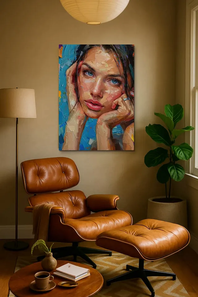 Living Room Calisma Midcentury Eames Corner