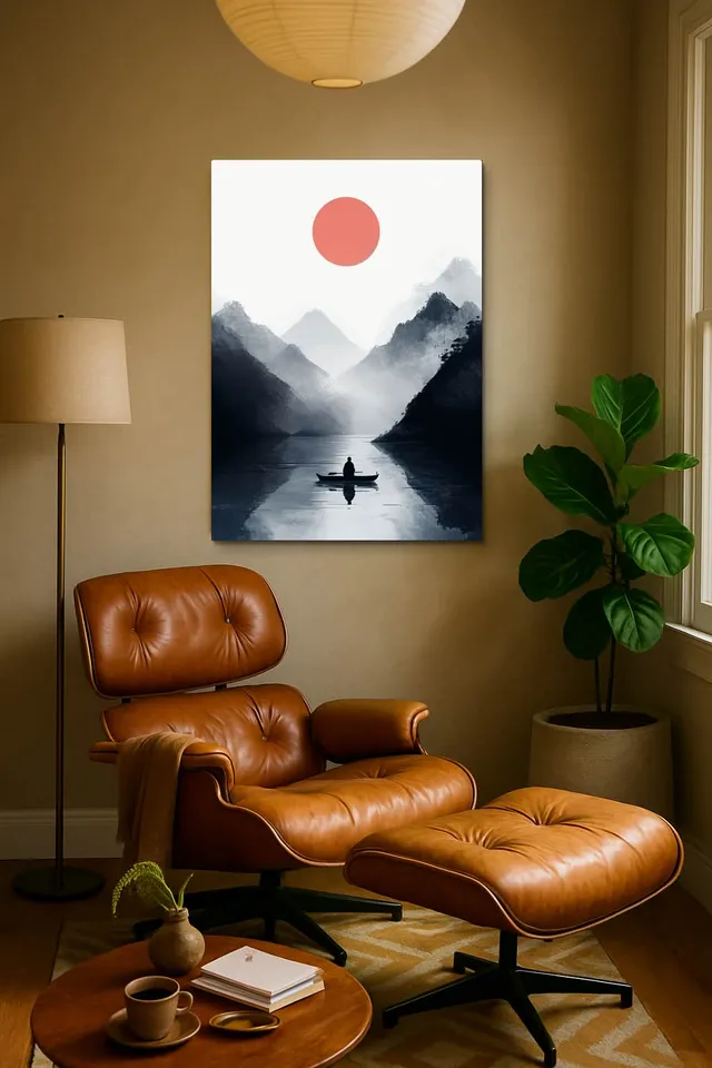 Living Room Calisma Midcentury Eames Corner