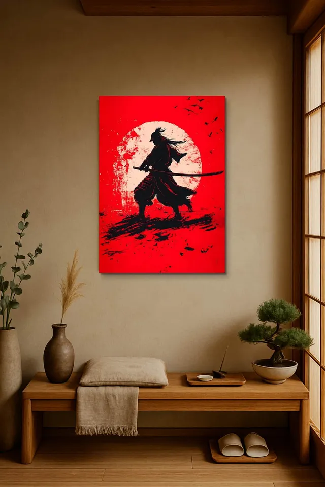 Living Room Japandi Shoji Screen