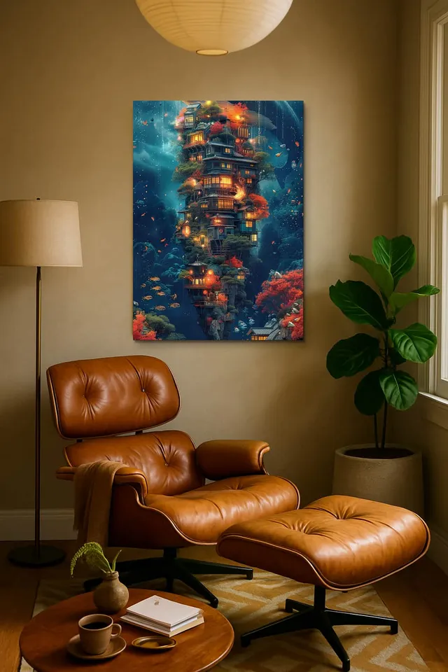 Living Room Calisma Midcentury Eames Corner
