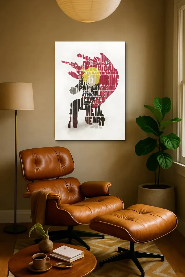 Living Room Calisma Midcentury Eames Corner
