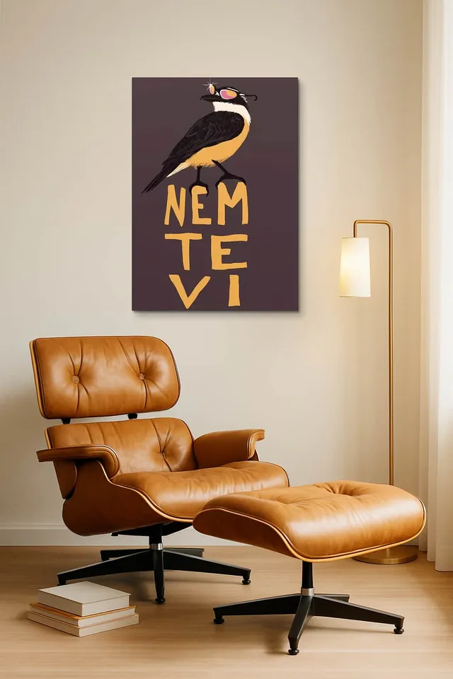 Living Room Okuma Caramel Eames Lounge