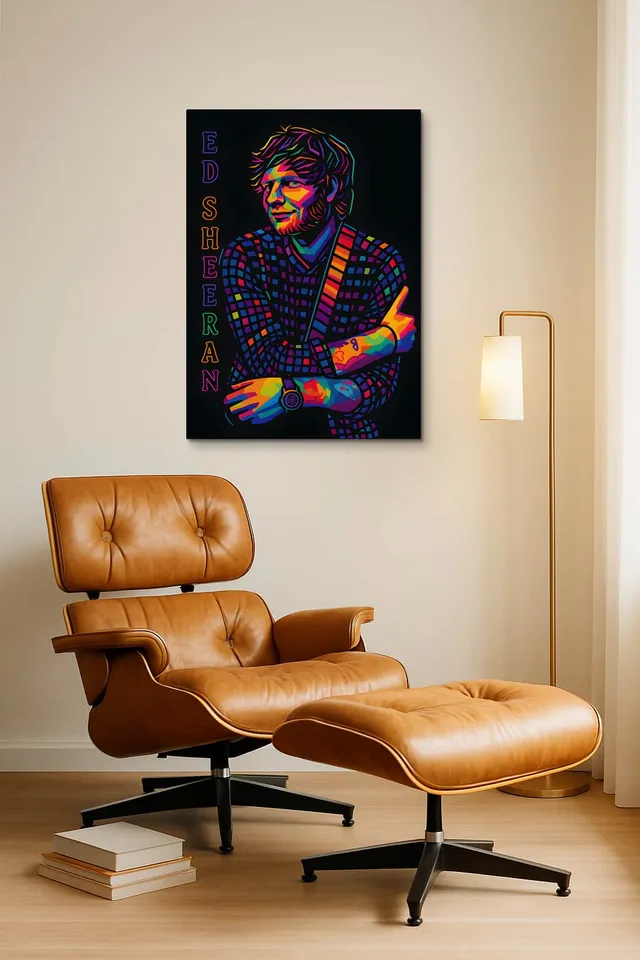 Living Room Okuma Caramel Eames Lounge