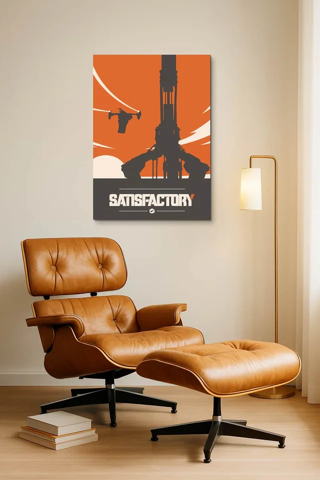 Living Room Okuma Caramel Eames Lounge