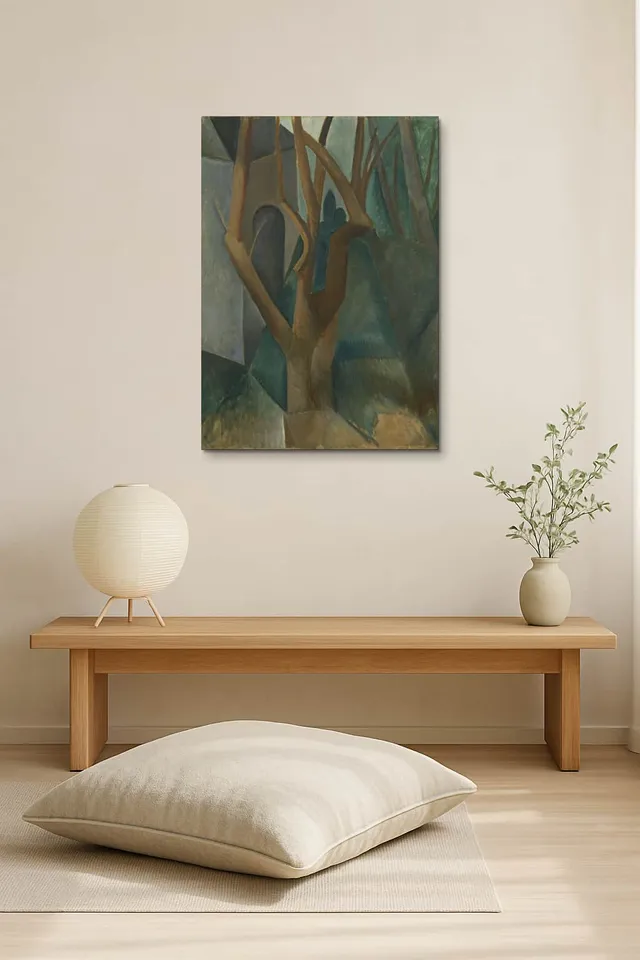 Living Room Salon Japandi Bright Corner