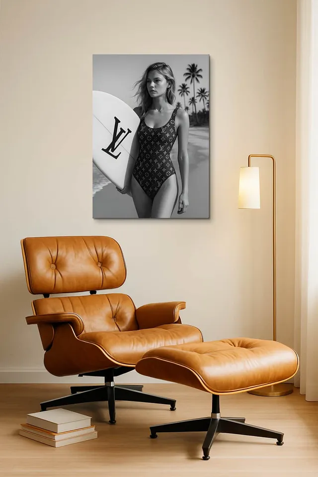 Living Room Okuma Caramel Eames Lounge