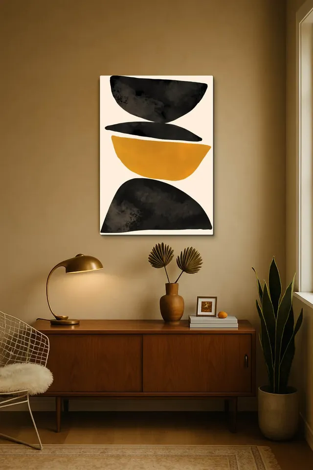 Living Room Midcentury Walnut Credenza