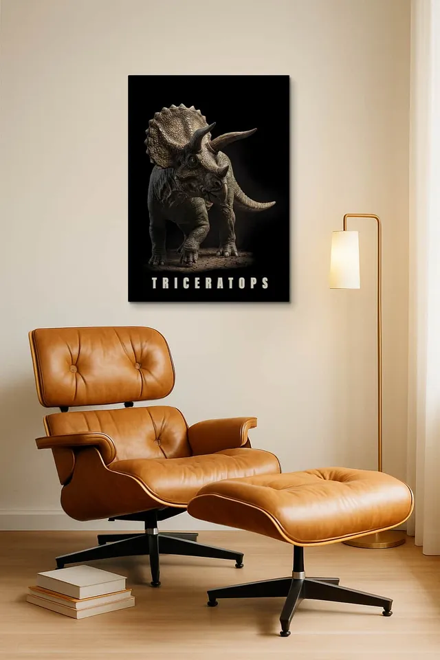 Living Room Okuma Caramel Eames Lounge
