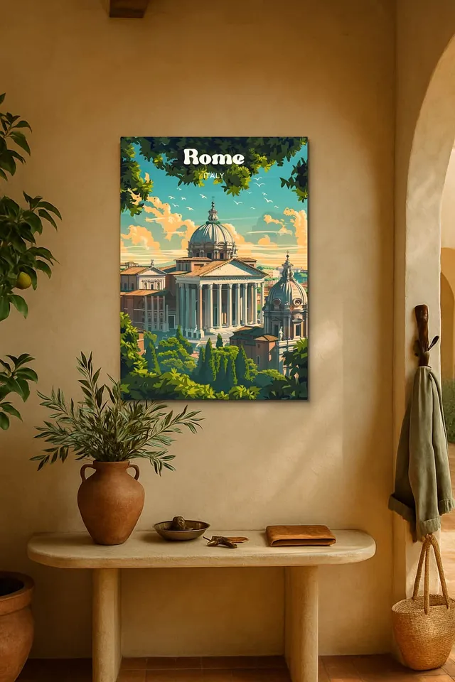 Living Room Entrance Mediterranean Arch