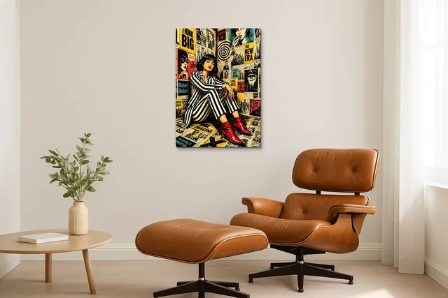 Living Modern Caramel Eames Solo Ls