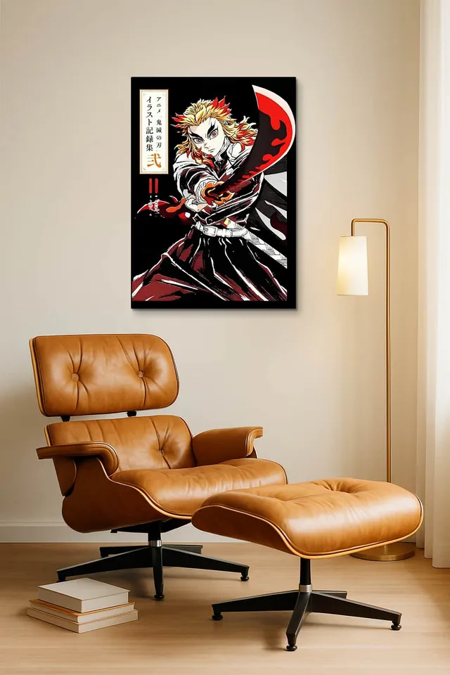 Living Room Okuma Caramel Eames Lounge