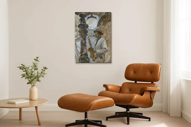 Living Modern Caramel Eames Solo Ls