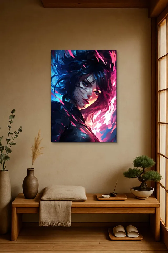Living Room Japandi Shoji Screen
