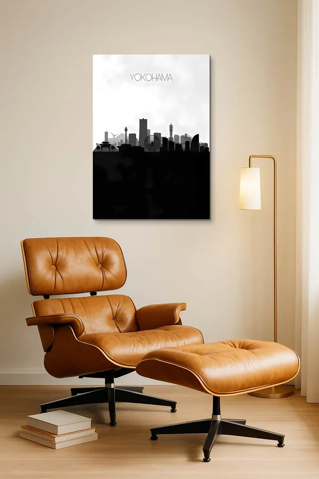 Living Room Okuma Caramel Eames Lounge