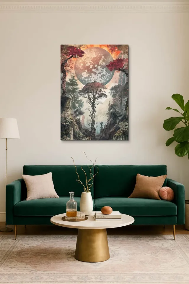 Living Room Salon Decor Emerald Velvet Sofa