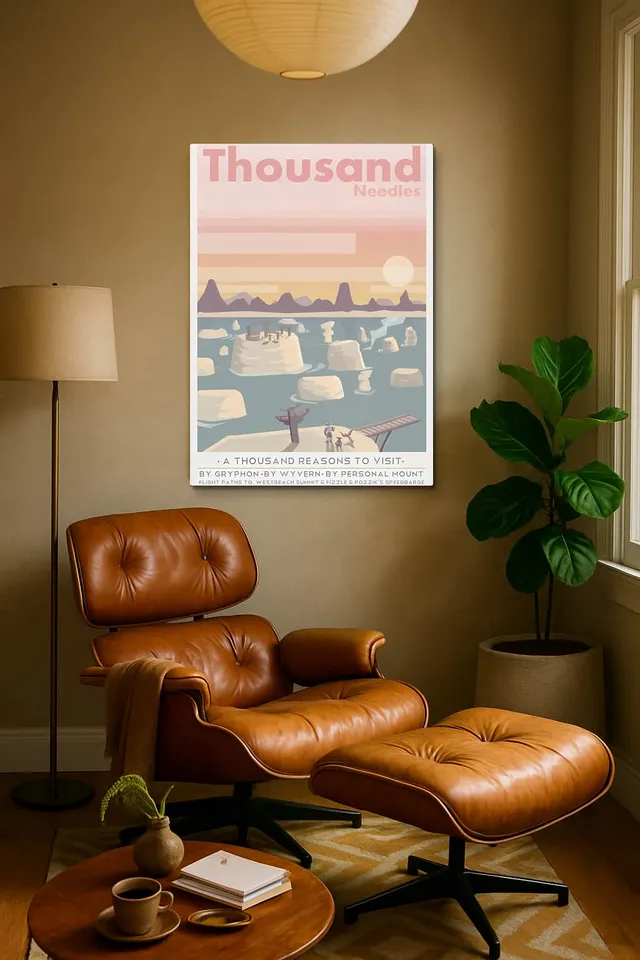 Living Room Calisma Midcentury Eames Corner