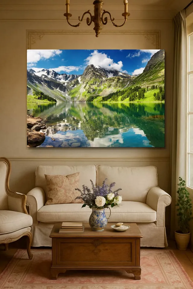 Living Room Salon French Country