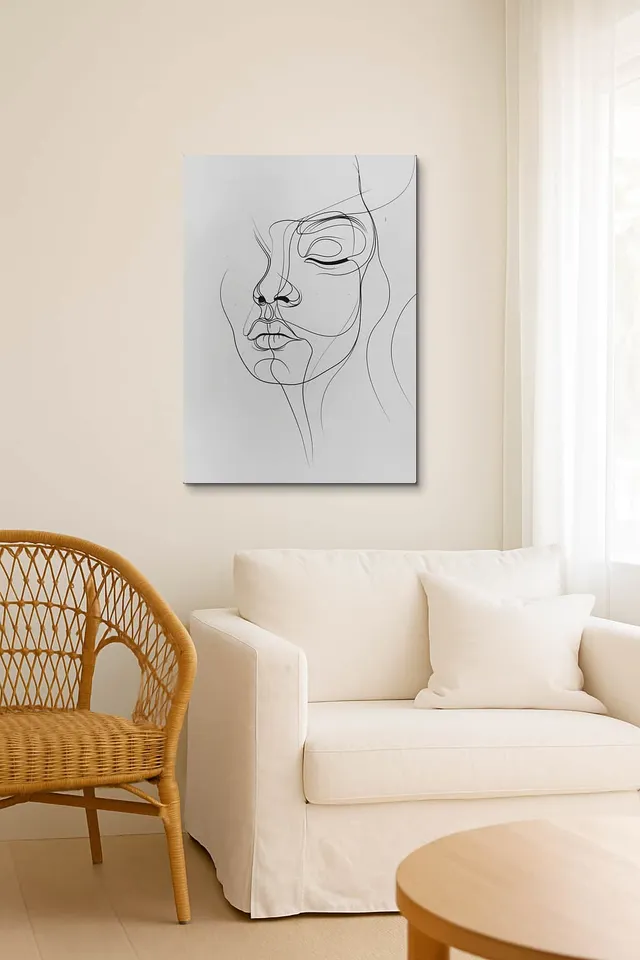 Living Room Salon Coastal Rattan Airy