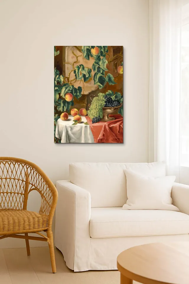 Living Room Salon Coastal Rattan Airy