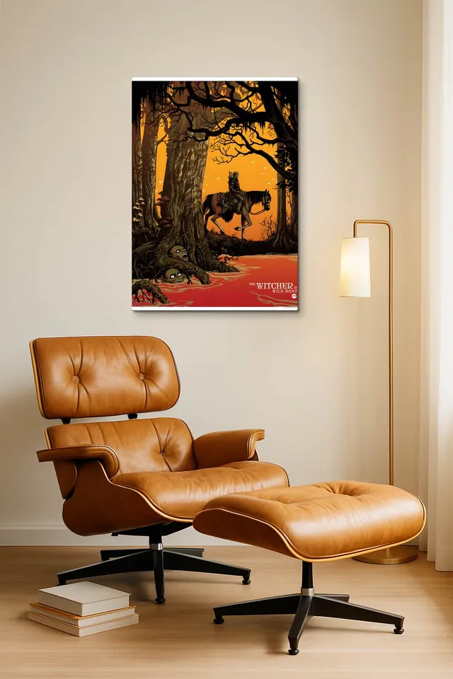 Living Room Okuma Caramel Eames Lounge
