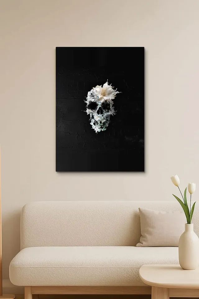 Living Room Salon Nordic Pure White