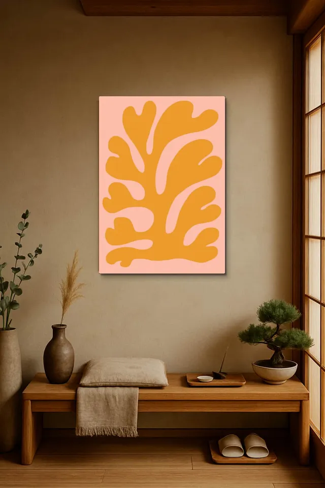 Living Room Japandi Shoji Screen