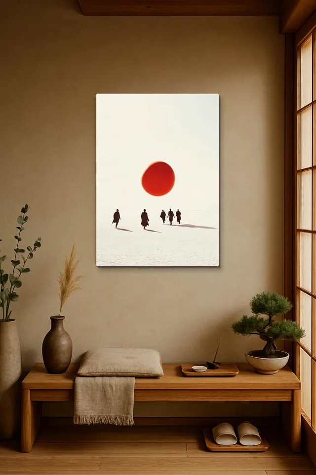 Living Room Japandi Shoji Screen