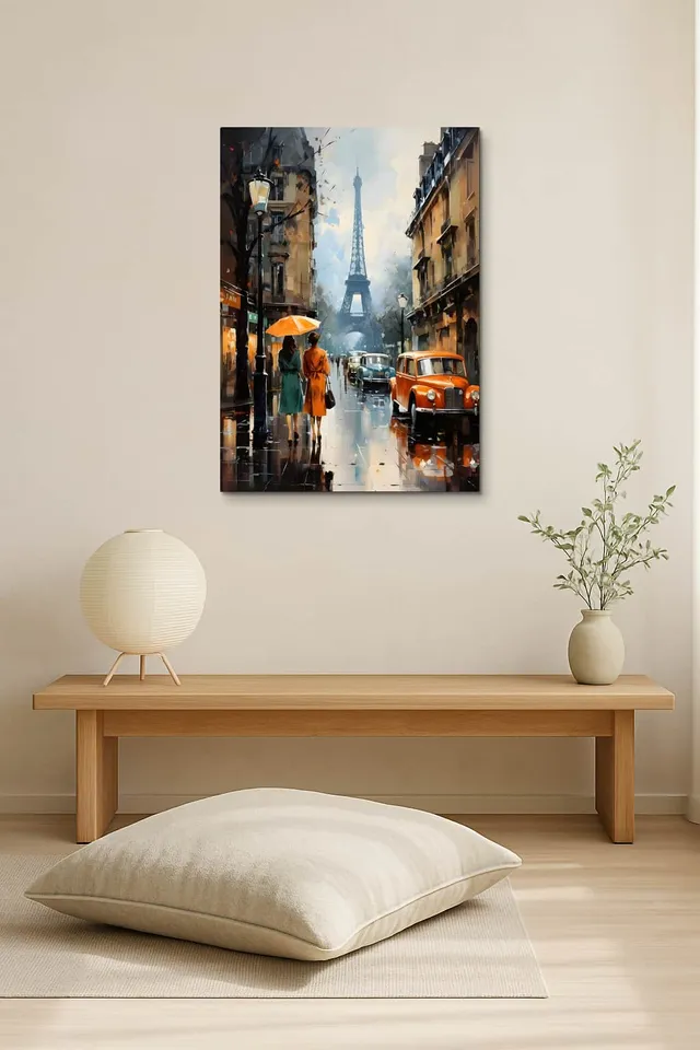 Living Room Salon Japandi Bright Corner
