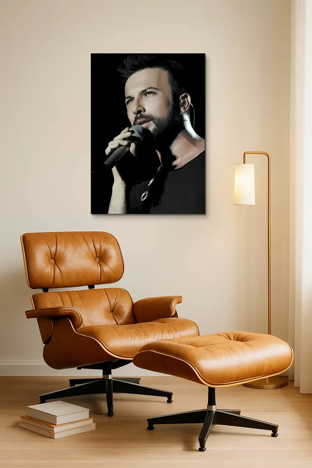 Living Room Okuma Caramel Eames Lounge