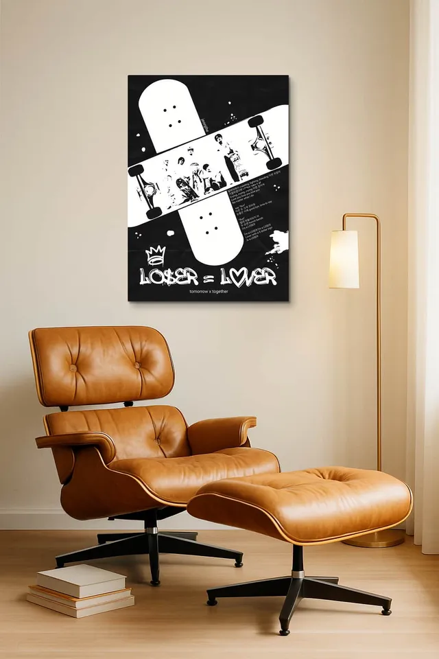 Living Room Okuma Caramel Eames Lounge