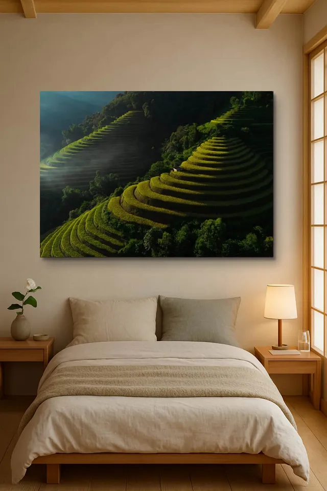Japandi Linen Bedroom