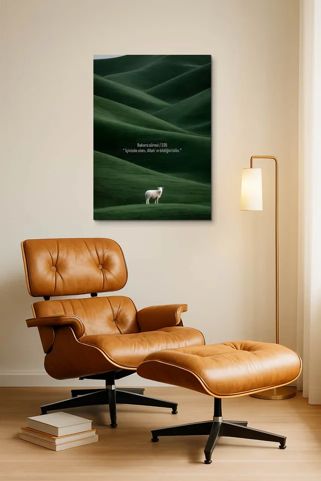 Living Room Okuma Caramel Eames Lounge