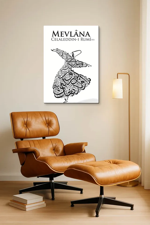 Living Room Okuma Caramel Eames Lounge