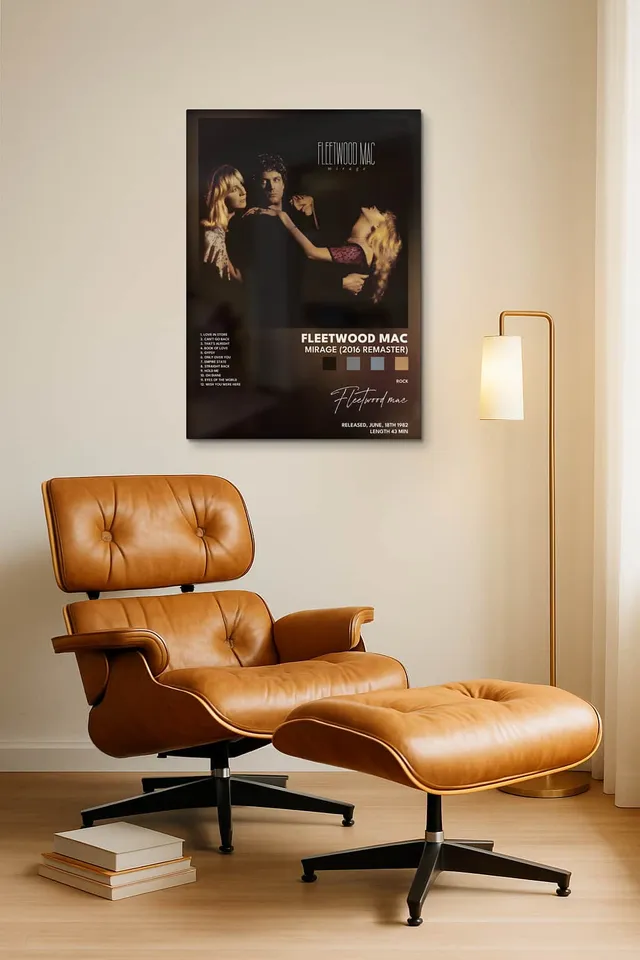 Living Room Okuma Caramel Eames Lounge