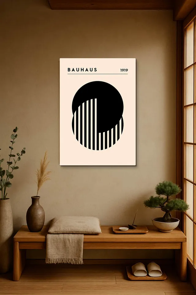 Living Room Japandi Shoji Screen