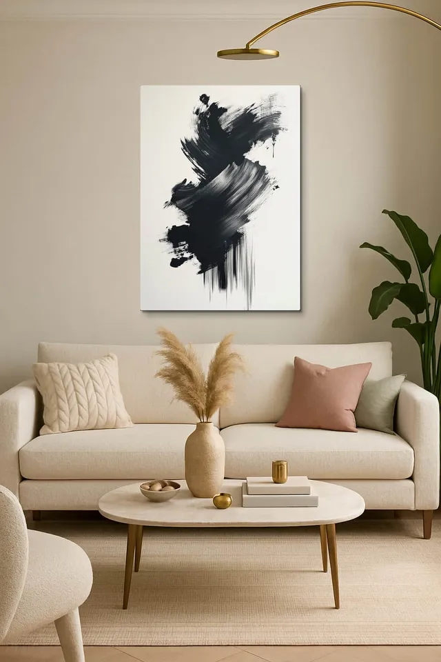 Living Room Salon Decor Italian Marble Sehpa