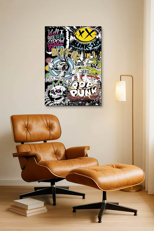Living Room Okuma Caramel Eames Lounge
