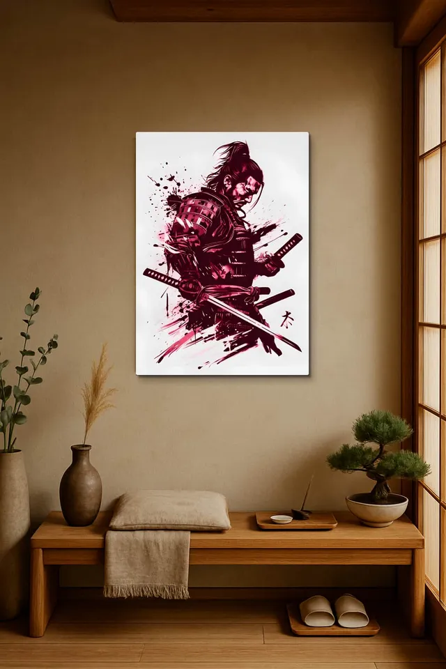Living Room Japandi Shoji Screen