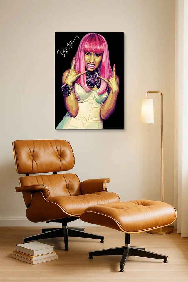 Living Room Okuma Caramel Eames Lounge