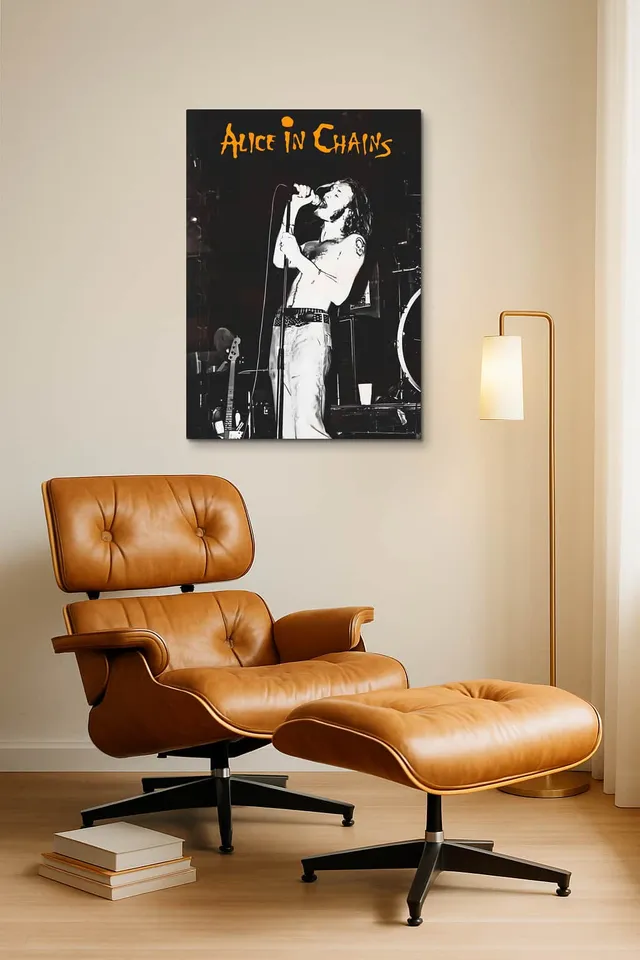 Living Room Okuma Caramel Eames Lounge