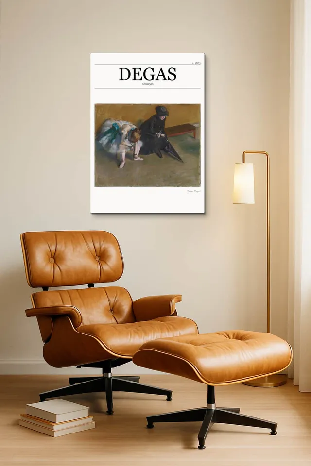 Living Room Okuma Caramel Eames Lounge