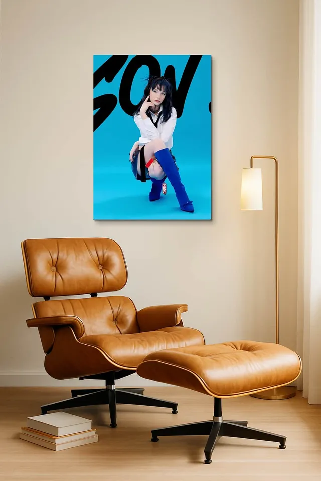 Living Room Okuma Caramel Eames Lounge